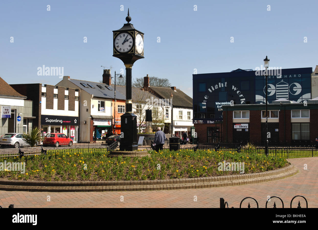 Hednesford town centre, Staffordshire, England, UK Stock Photo - Alamy