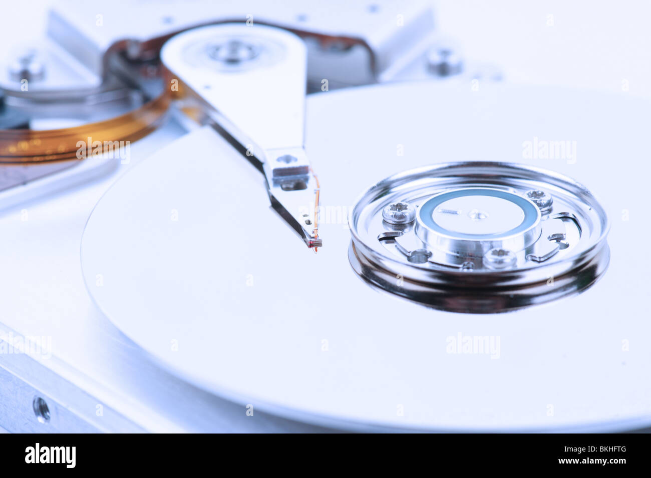 great image of a computer hard drive Stock Photo