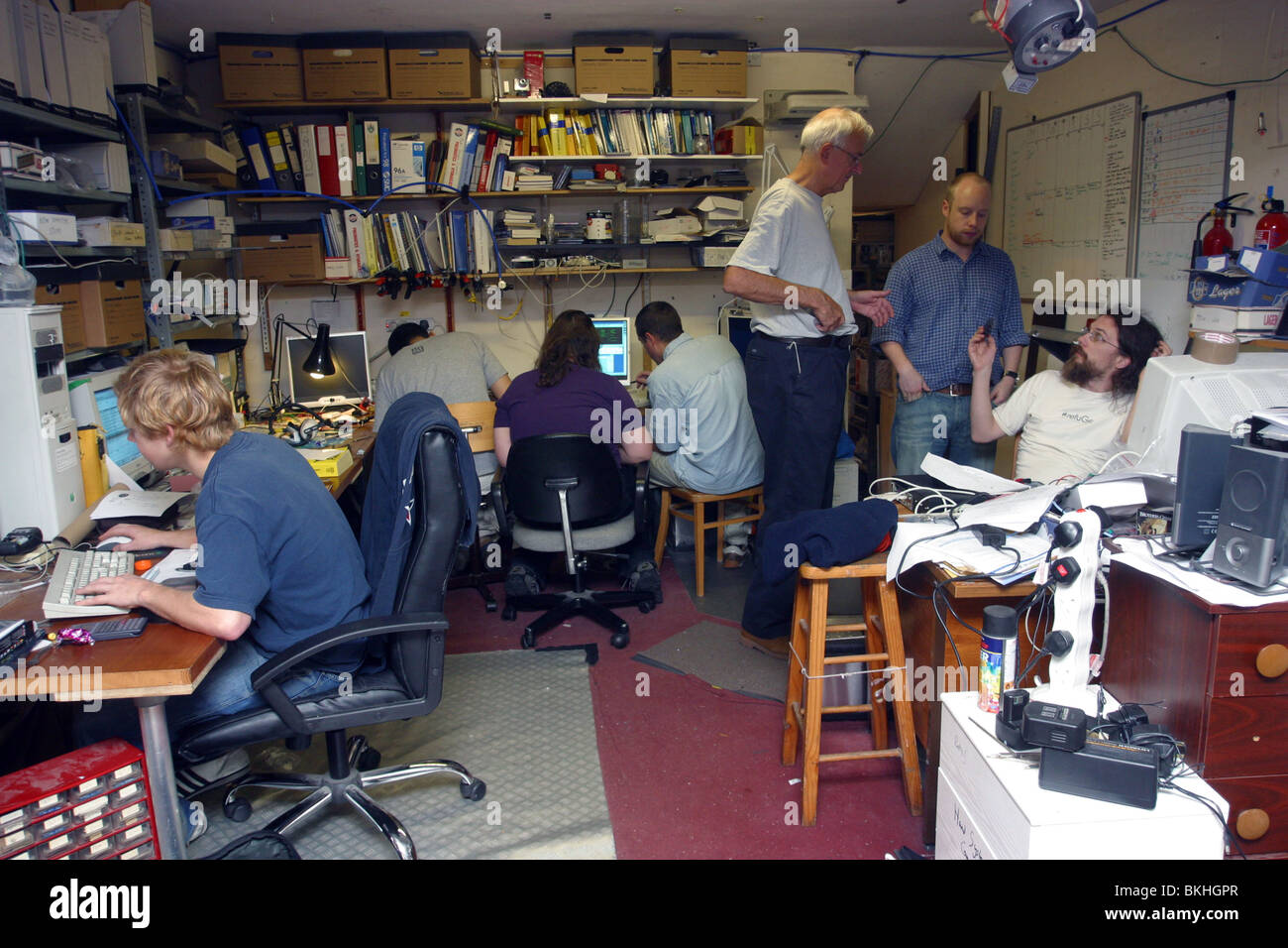 Robotics workshop Stock Photo