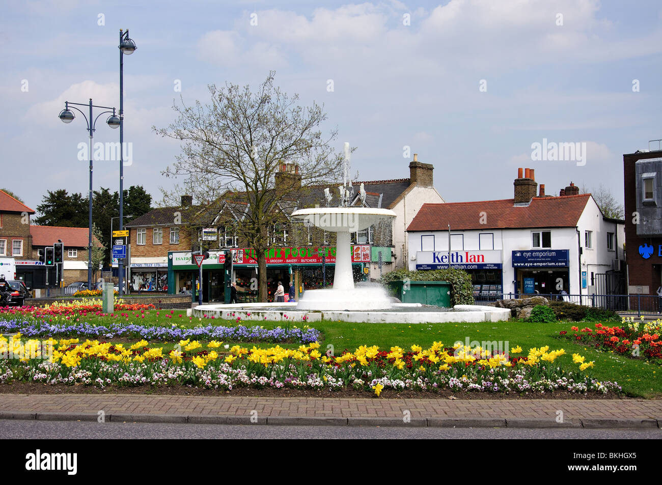 Turners Hill Fountain, Turners Hill, Cheshunt, Hertfordshire, England