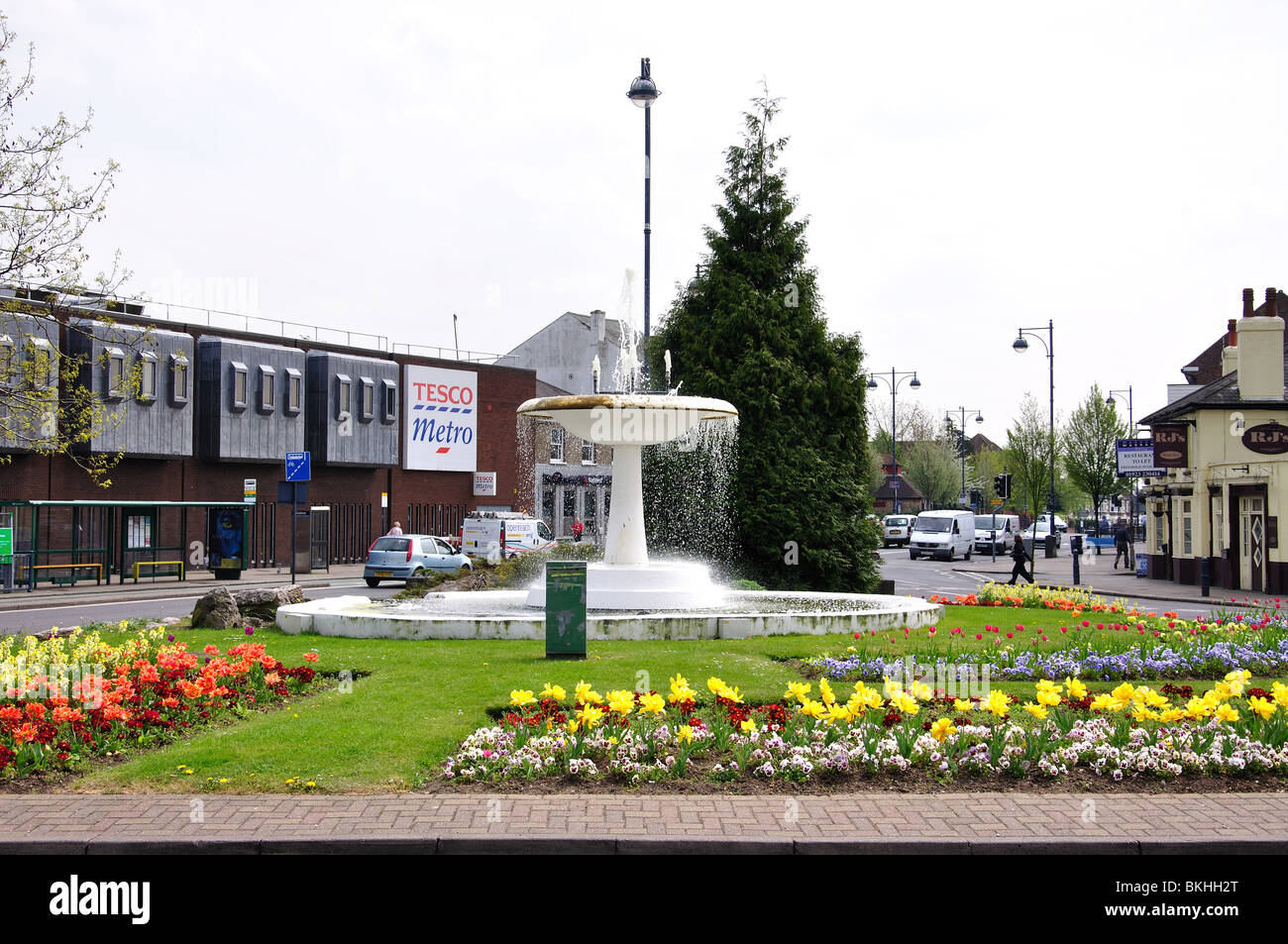 Turners Hill Fountain, Cheshunt, Hertfordshire, England, United Kingdom