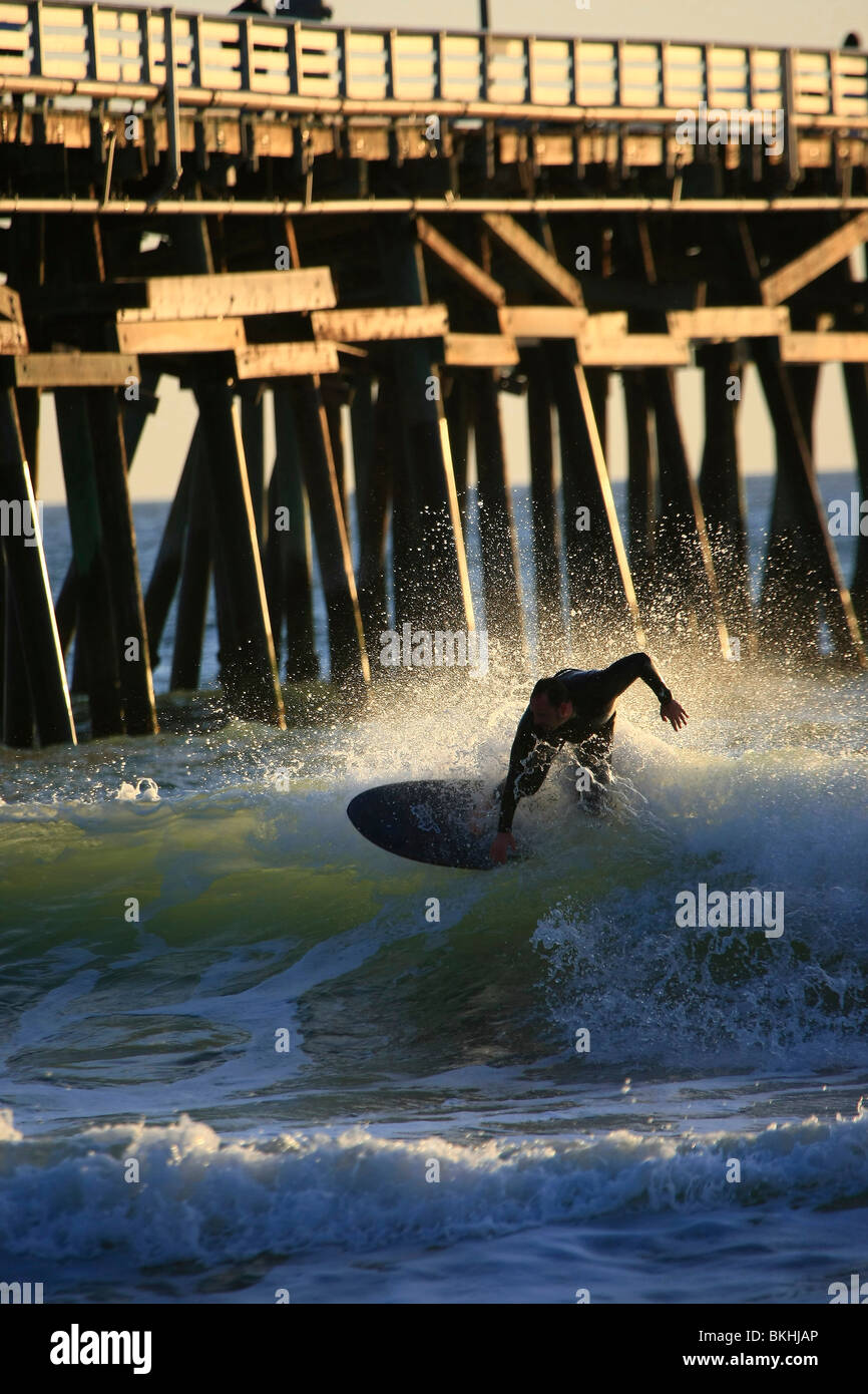 Surfing action in Orange County, California, USA Stock Photo Alamy