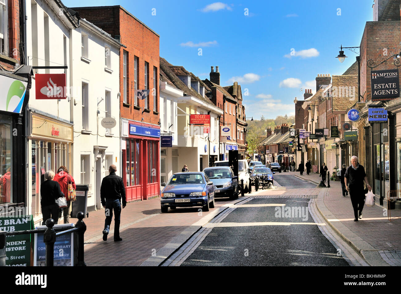 Godalming Town Centre Stock Photo Alamy
