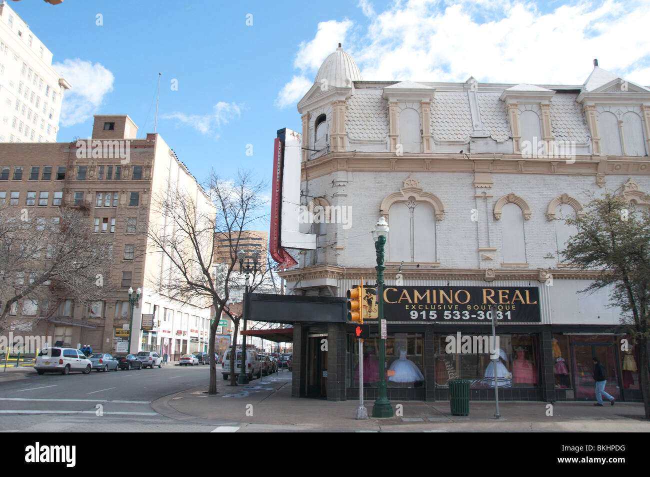 Bridal store in Down Town El Paso Stock Photo Alamy