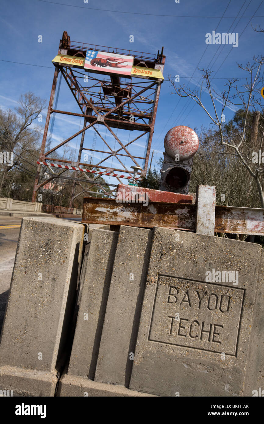 The bridge over Bayou Teche at Breaux Bridge, Louisiana Stock Photo Alamy