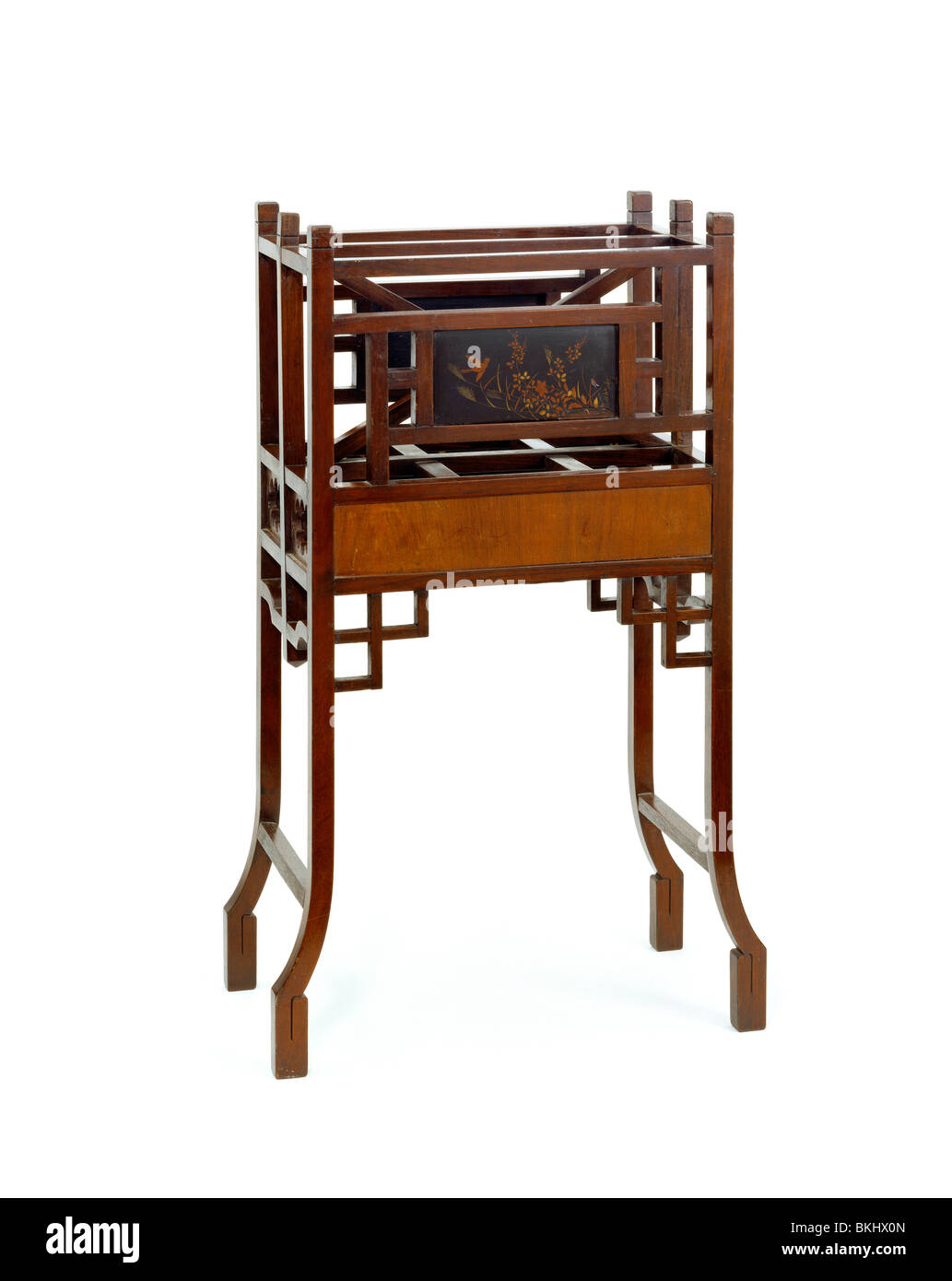 Magazine rack, by The Bombay Art Furniture Company. Bombay, India, late