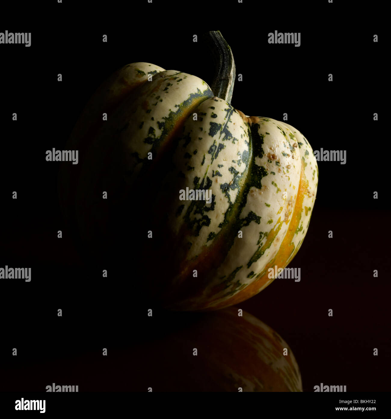 Pumpkin on a dark background Stock Photo - Alamy