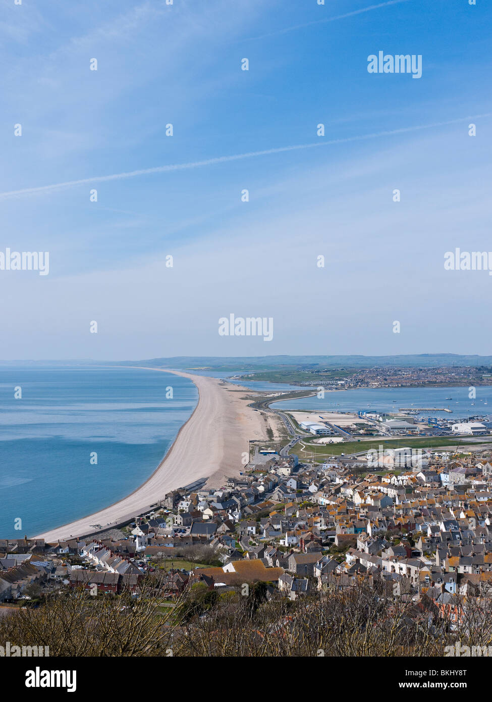 Chesil beach, Dorset - Stock Image - E280/0343 - Science Photo Library