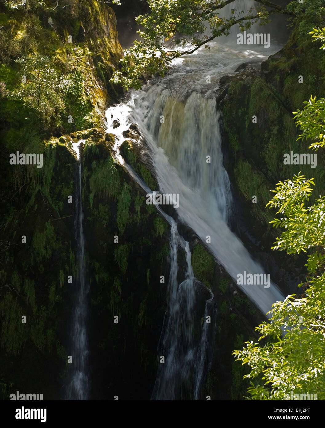 Ceunant Mawr Waterfall also known as Llanberis Falls Stock Photo Alamy