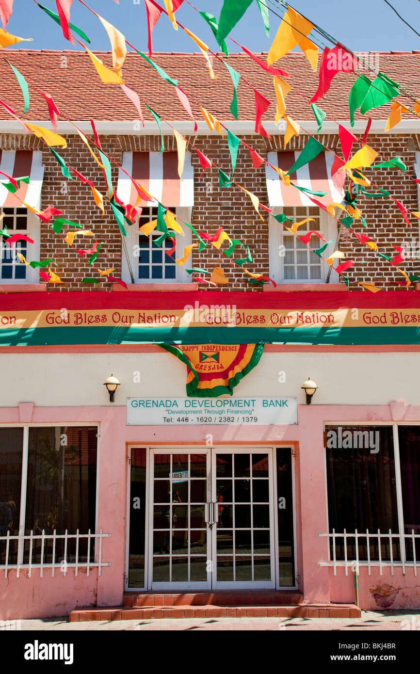 The Grenada Development Bank building in St. Grenada, West