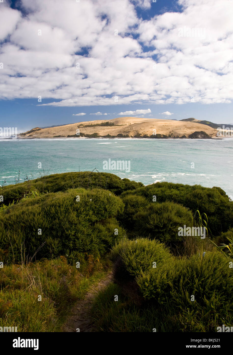 View across Hokianga Harbour from Omapere, North Island, New Zealand Stock Photo