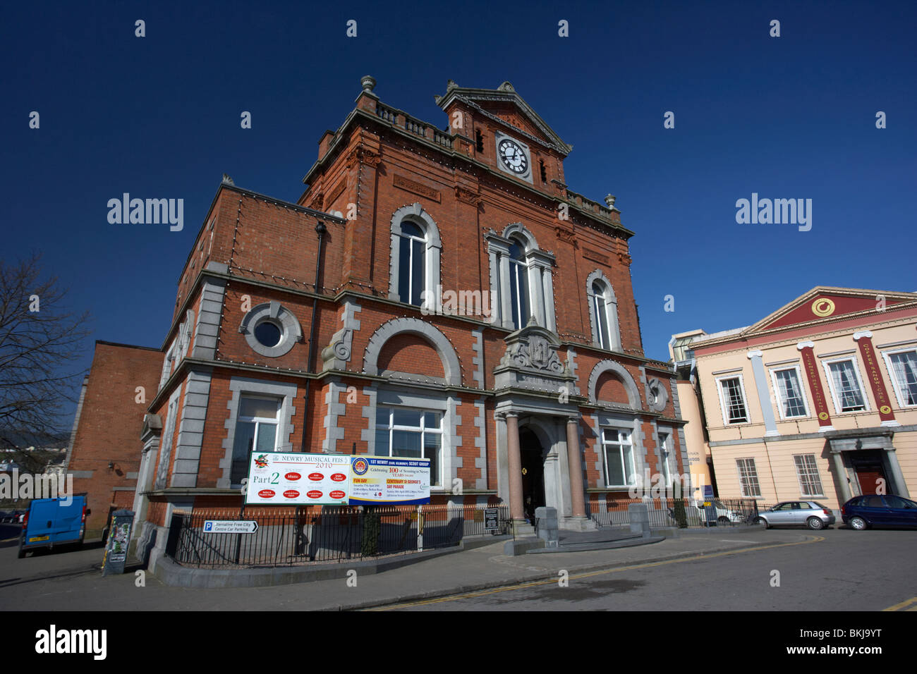 Newry Town Hall designed by William Batt county down side northern ireland uk the town hall was