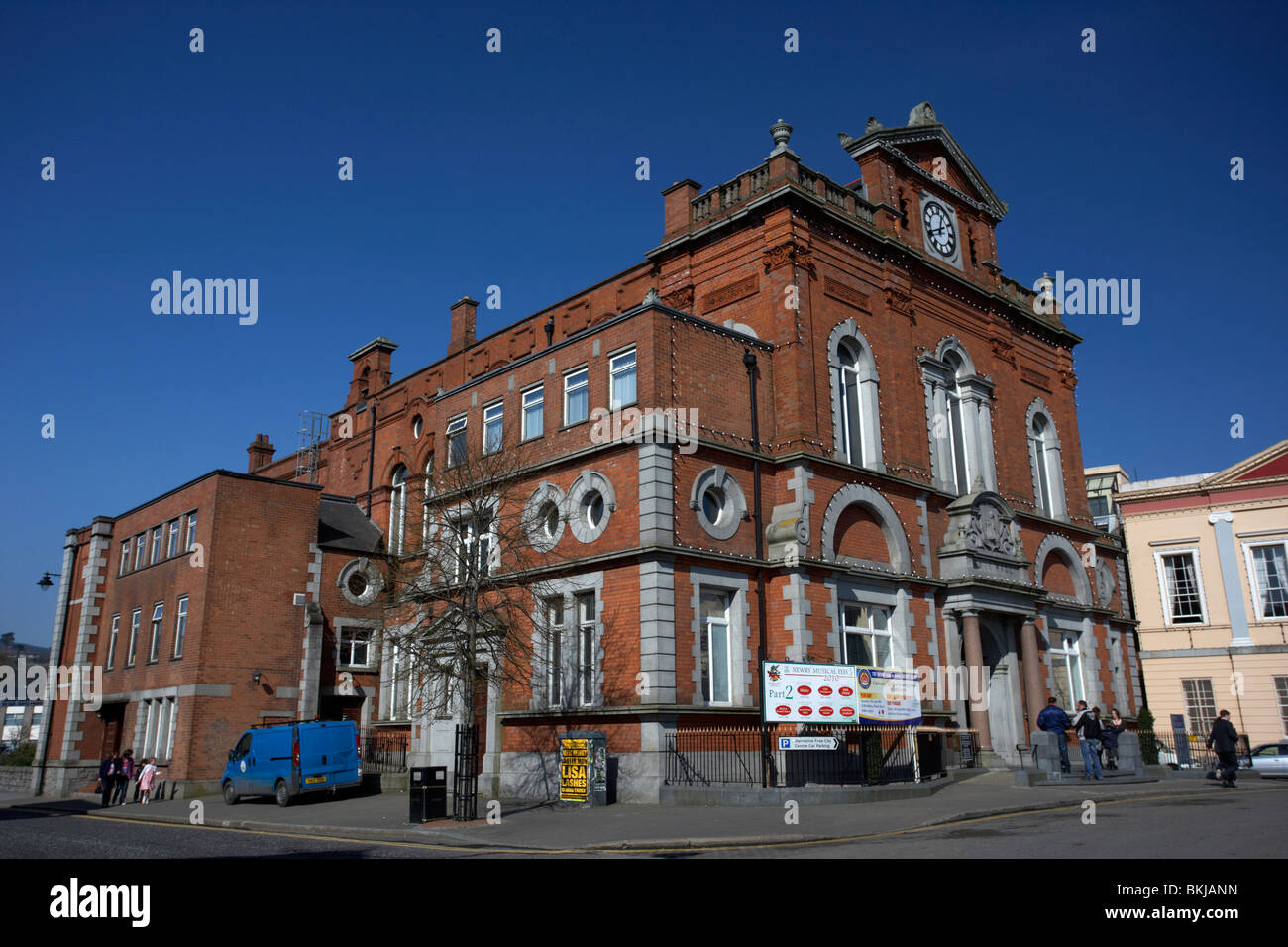 Newry Town Hall designed by William Batt county down side northern ireland uk the town hall was
