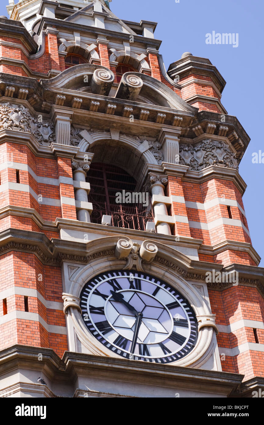 The 47m clock tower of the Pietermaritzburg City Hall. KwaZulu Natal