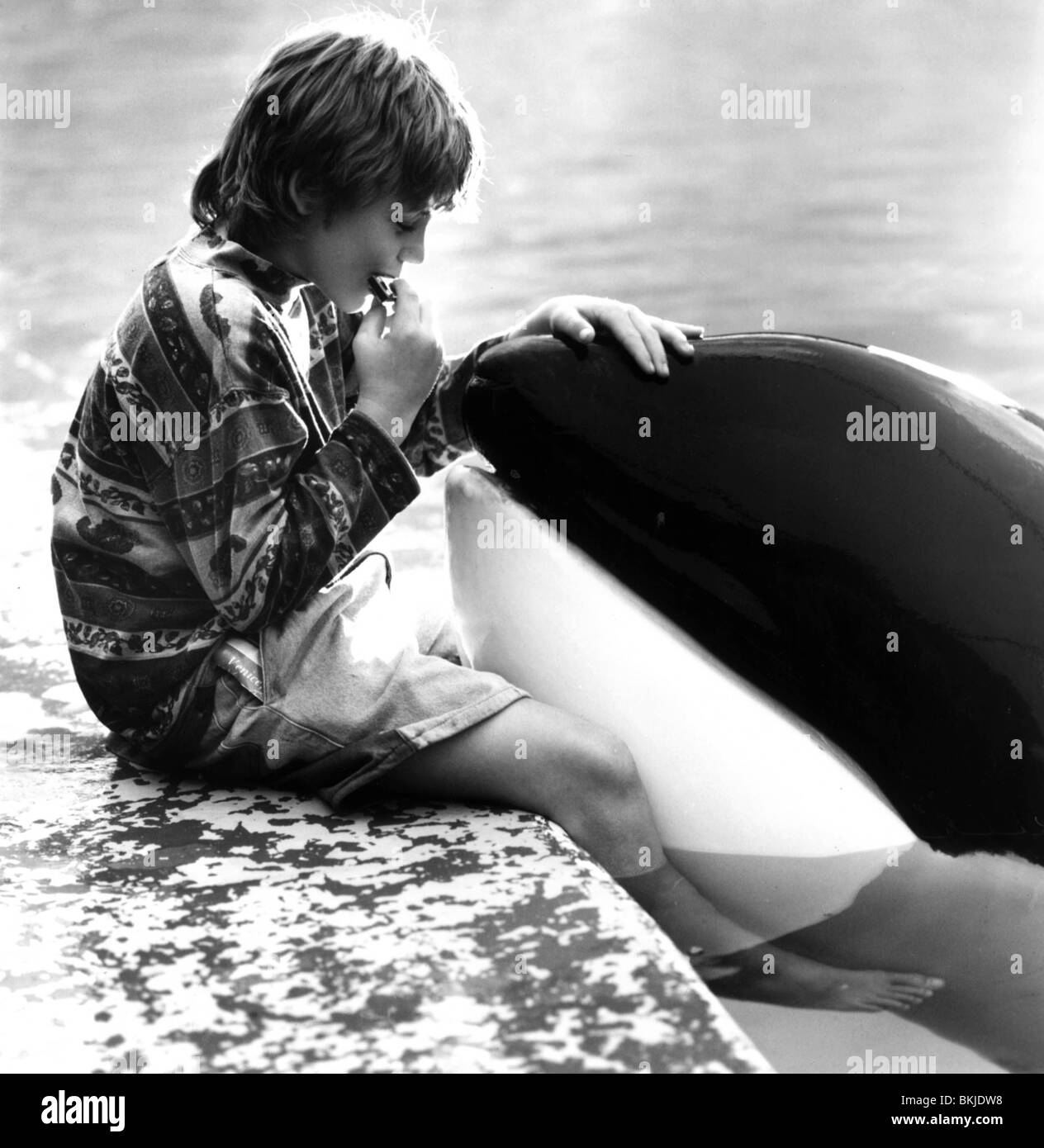 FREE WILLY (1993) JASON JAMES RICHTER FWLY 020P Stock Photo