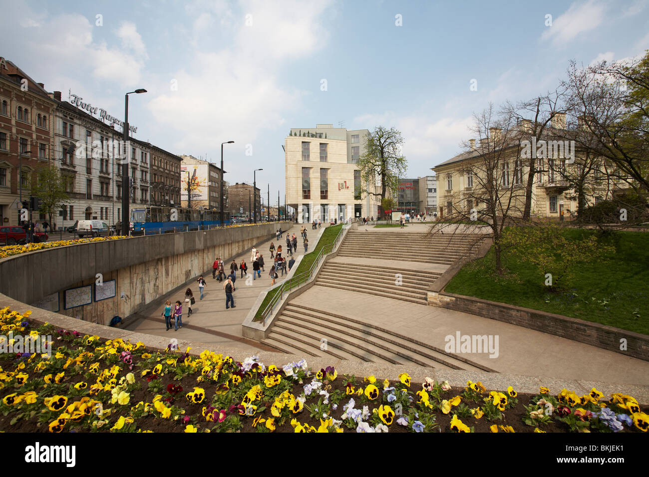 Urban plan Krakow Poland