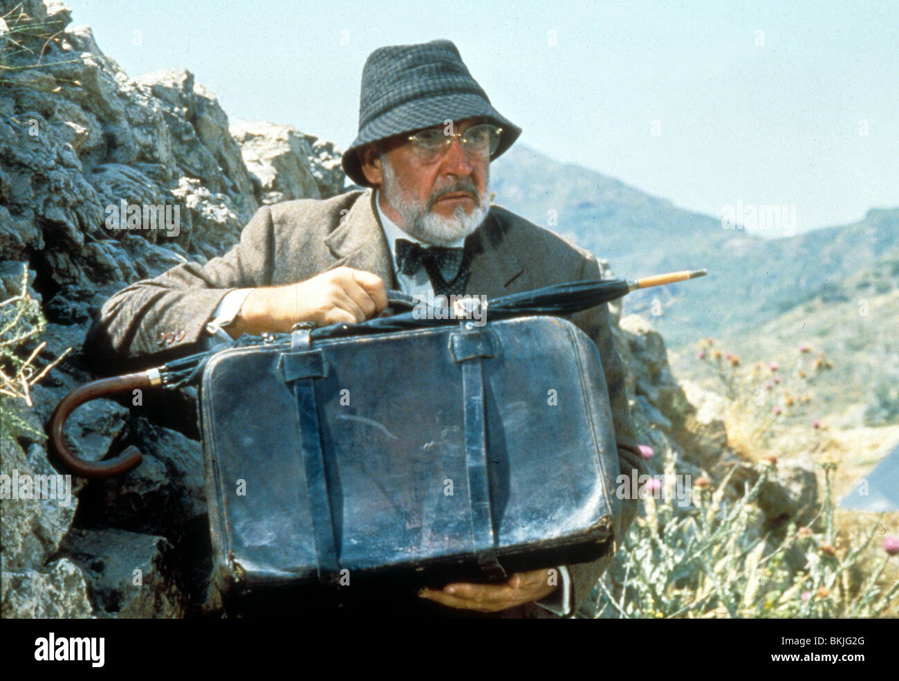 INDIANA JONES AND THE LAST CRUSADE (1989) SEAN CONNERY INC 033 Stock Photo