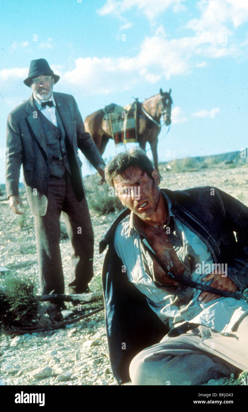 INDIANA JONES AND THE LAST CRUSADE (1989) SEAN CONNERY, HARRISON FORD INC 102 Stock Photo