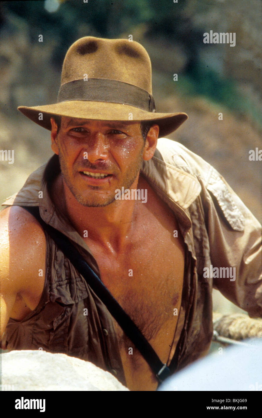 INDIANA JONES AND THE TEMPLE OF DOOM (1984) HARRISON FORD INT 097 Stock Photo