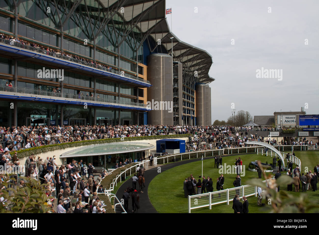 Ascot parade ring hi-res stock photography and images - Alamy