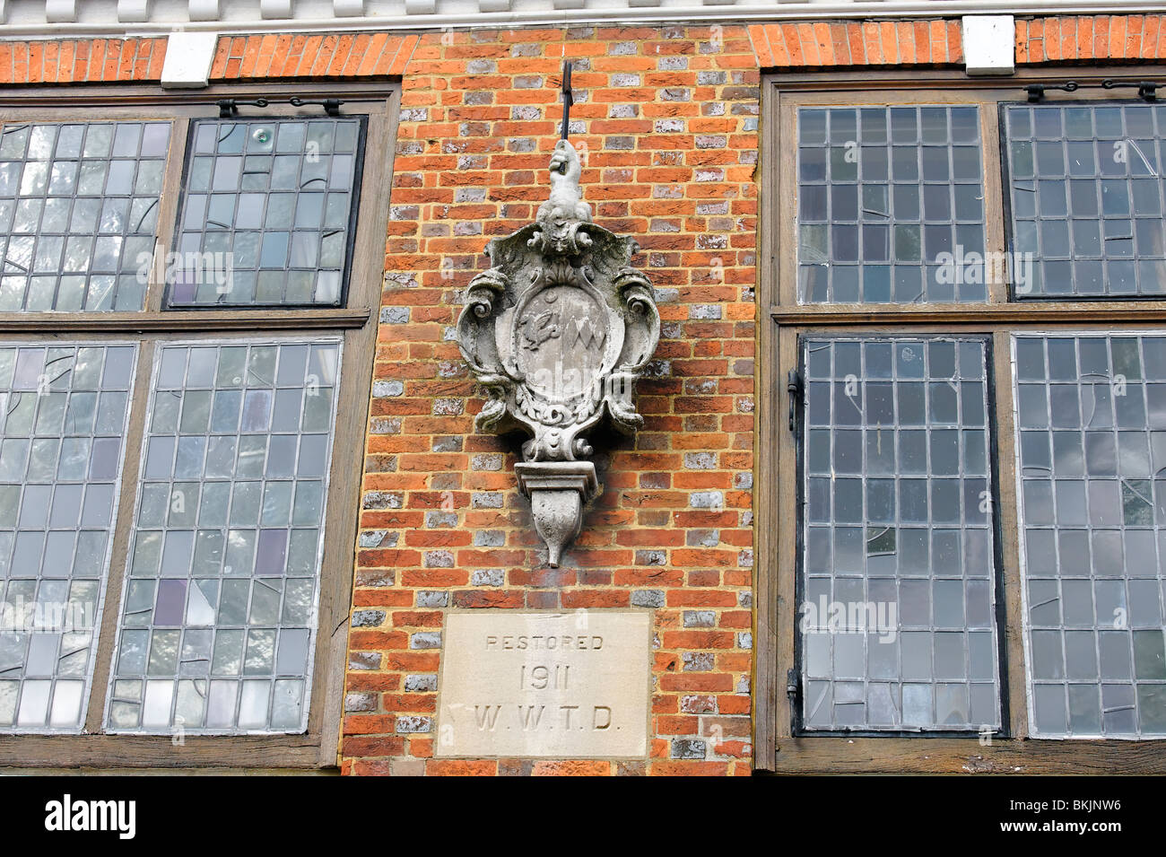 The market hall in Old amersham, Buckinghamshire, dating from the 17th century. Stock Photo