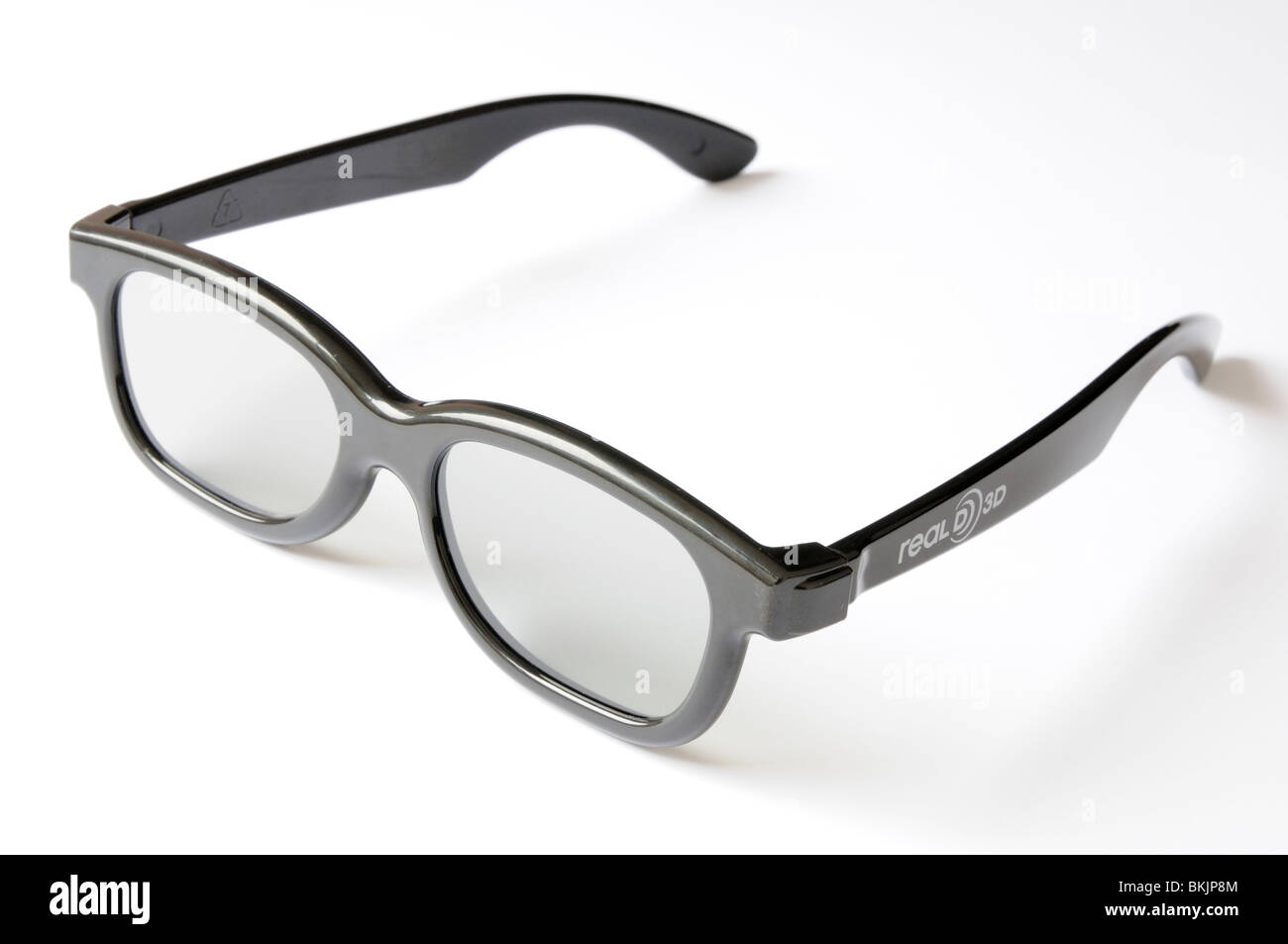 Pair of 3D cinema glasses Stock Photo