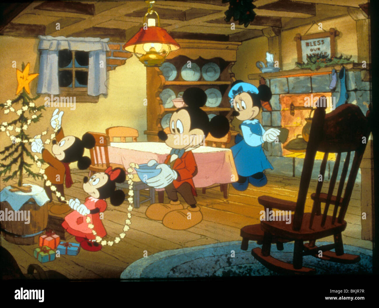 MICKEY'S CHRISTMAS CAROL (1983) MICKEY MOUSE, MINNIE MOUSE MKCC 001 Stock Photo