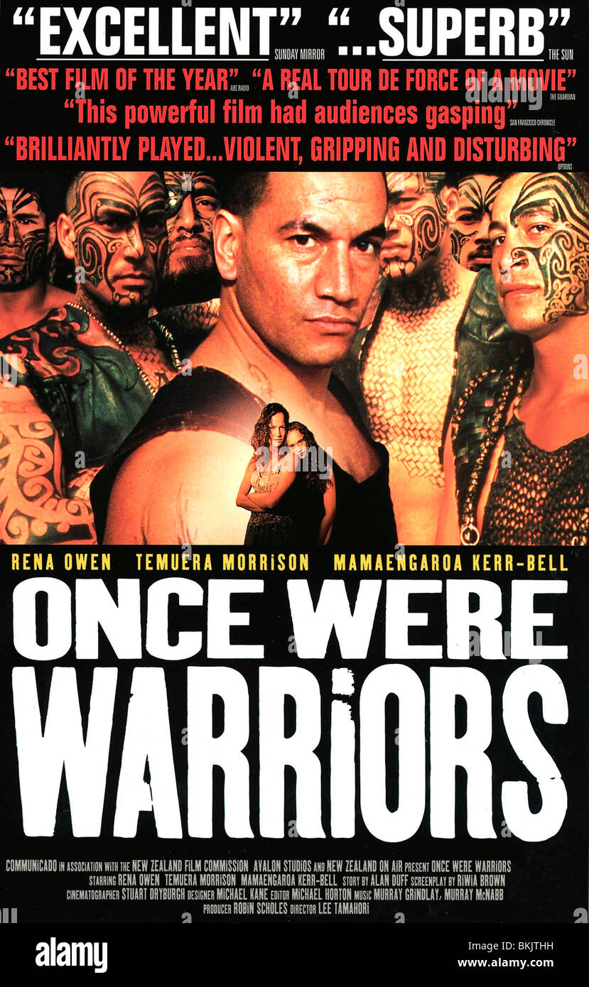 ONCE WERE WARRIORS (1994) POSTER OWWR 001 VS Stock Photo