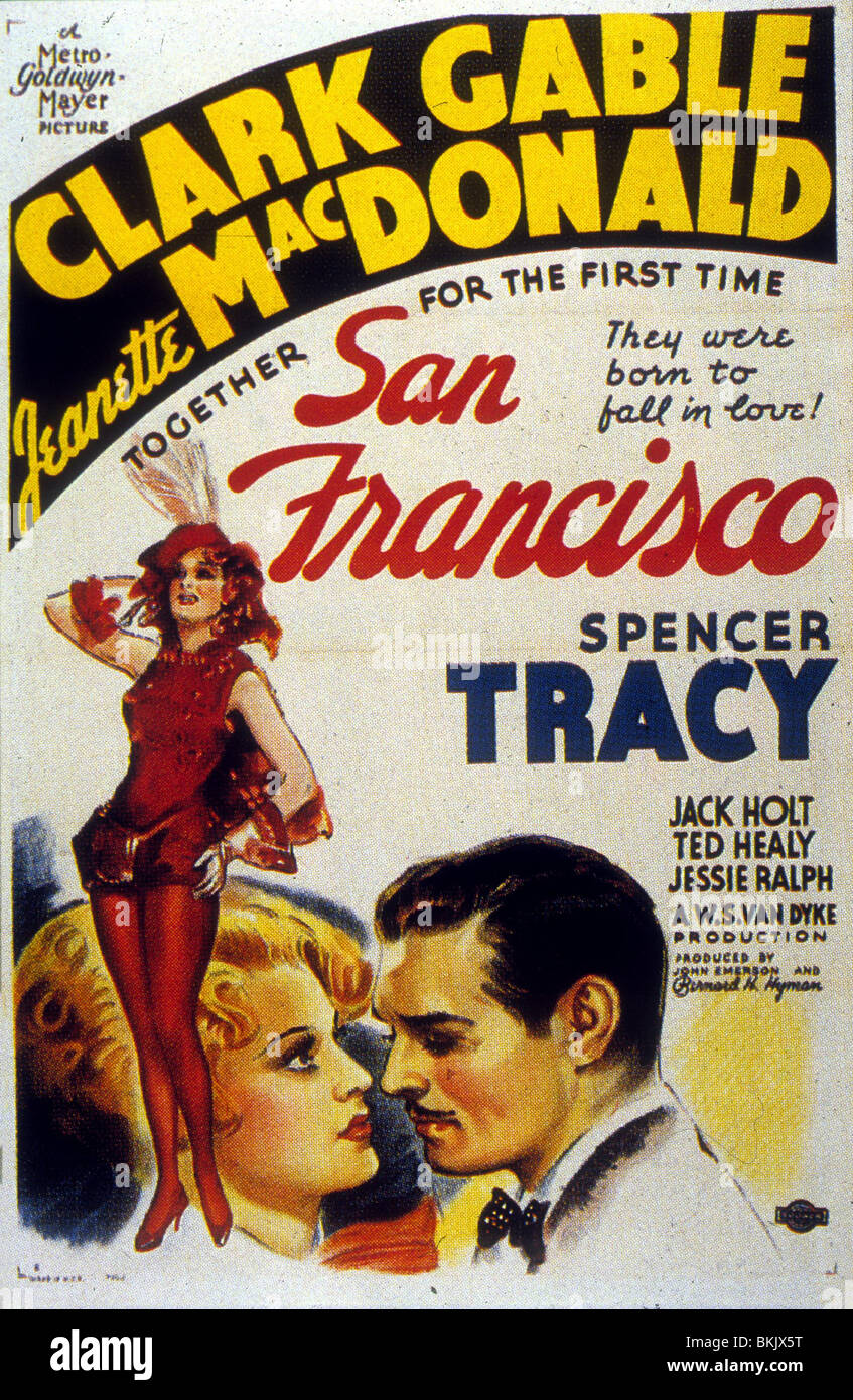 SAN FRANCISCO (1936) W S VAN DYKE (DIR) SNFR 019 Stock Photo