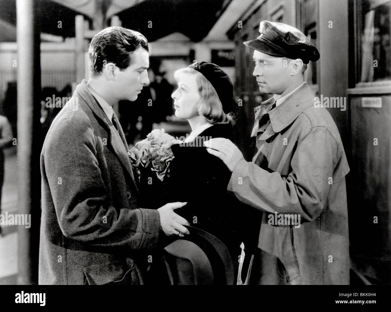 THREE COMRADES (1938) ROBERT TAYLOR, MARGARET SULLAVAN, FRANCHOT TONE TREC 007 P Stock Photo