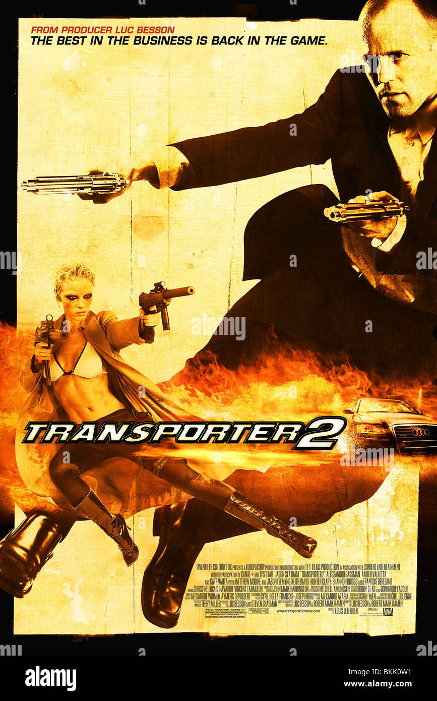 TRANSPORTER 2 -2005 POSTER Stock Photo