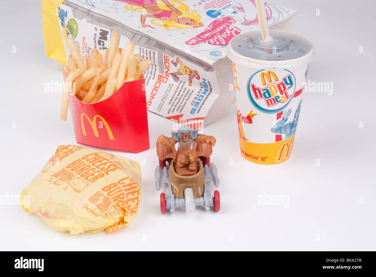 Santa Clara County Supervisors pass the first ordinance in the U.S. banning toys in  “High-Calorie” fast-food children’s meals Stock Photo