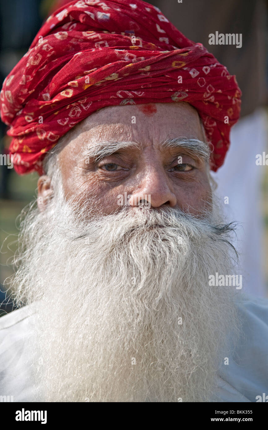 Old Indian Man With Beard