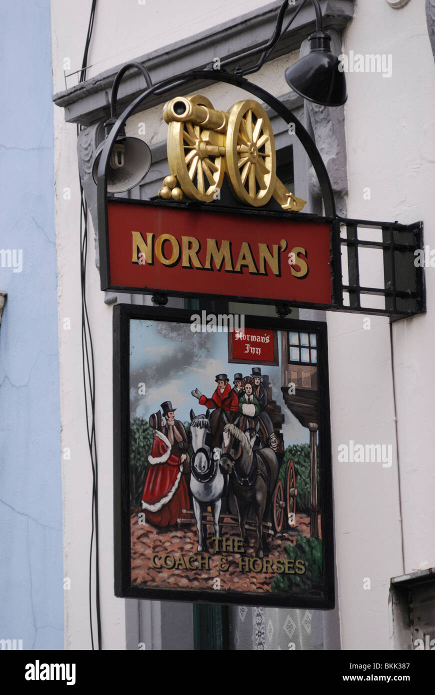 The Coach and Horses Pub Sign,
