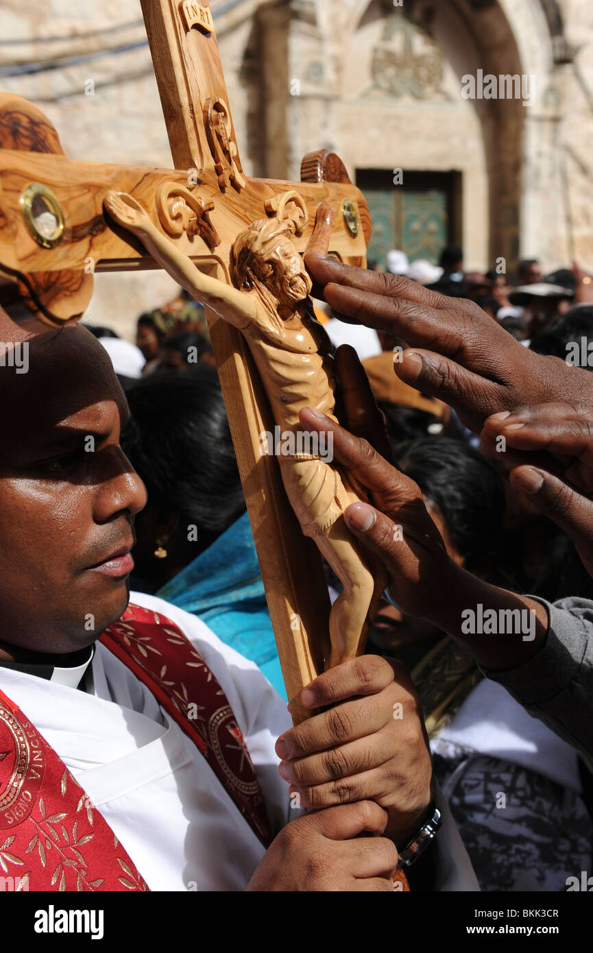 Israel, Jerusalem The Via Dolorosa Procession, Good Friday, Easter 2010 ...