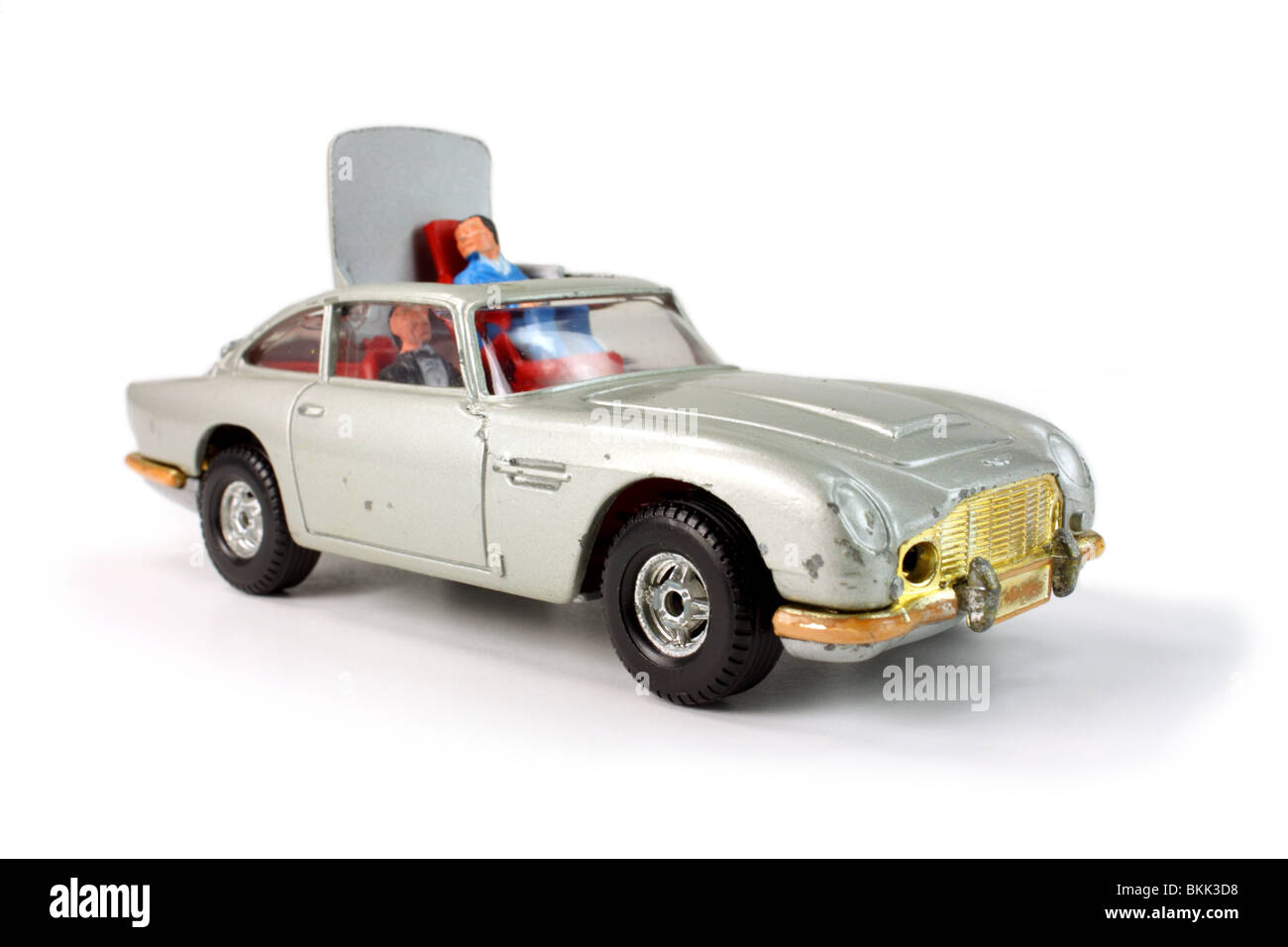 Original Corgi die-cast toy of James Bond's Aston Martin DB5 Stock Photo