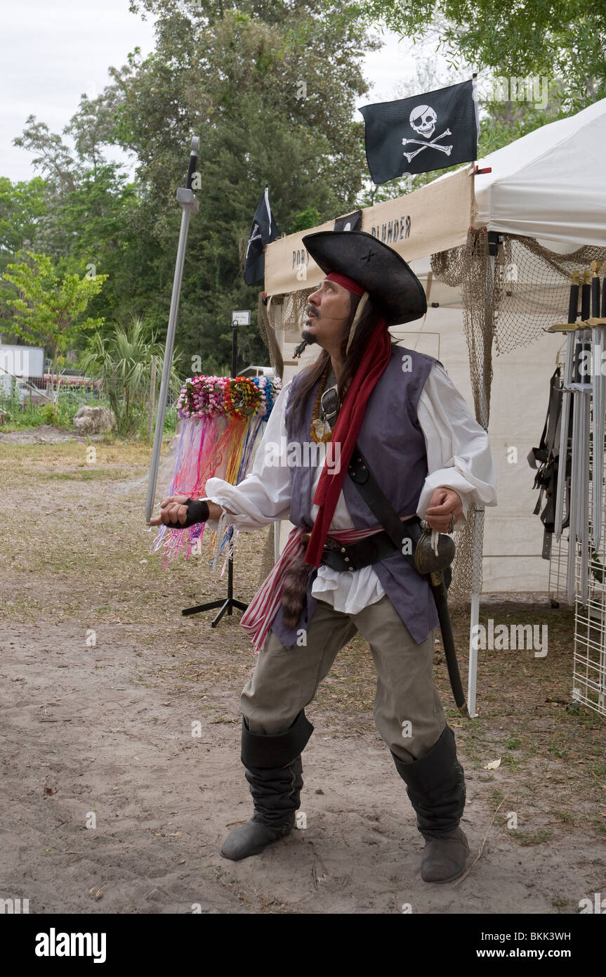 Pioneer Days High Springs Florida pirate plunder for sale Stock Photo