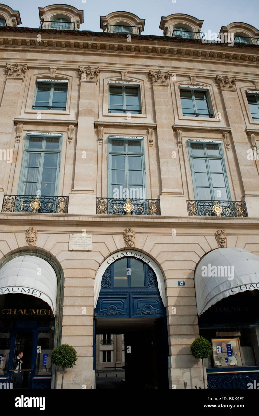 Paris Buildings, 12 "Place Vendome", Luxury Shopping
