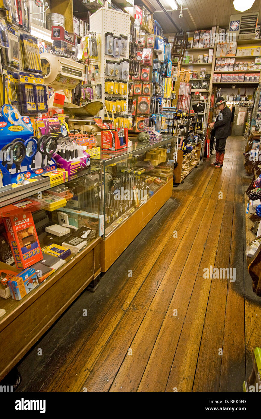 Old fashioned hardware store, the oldest hardware store west of the