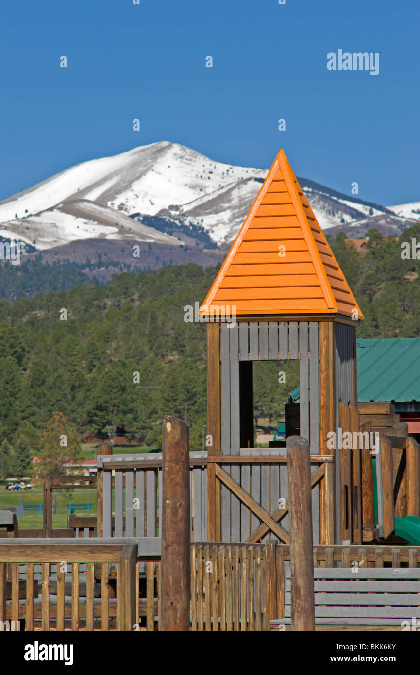 Snow Capped Sierra Blanca Mountain Overlooks The Kids Konnection