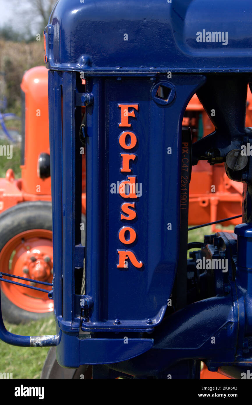 Fordson Vintage Tractor Stock Photo Alamy