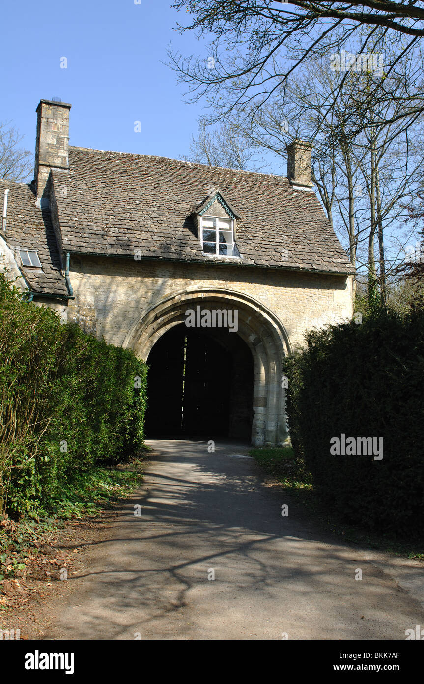 The Norman arch near Abbey Grounds, Cirencester, Gloucestershire
