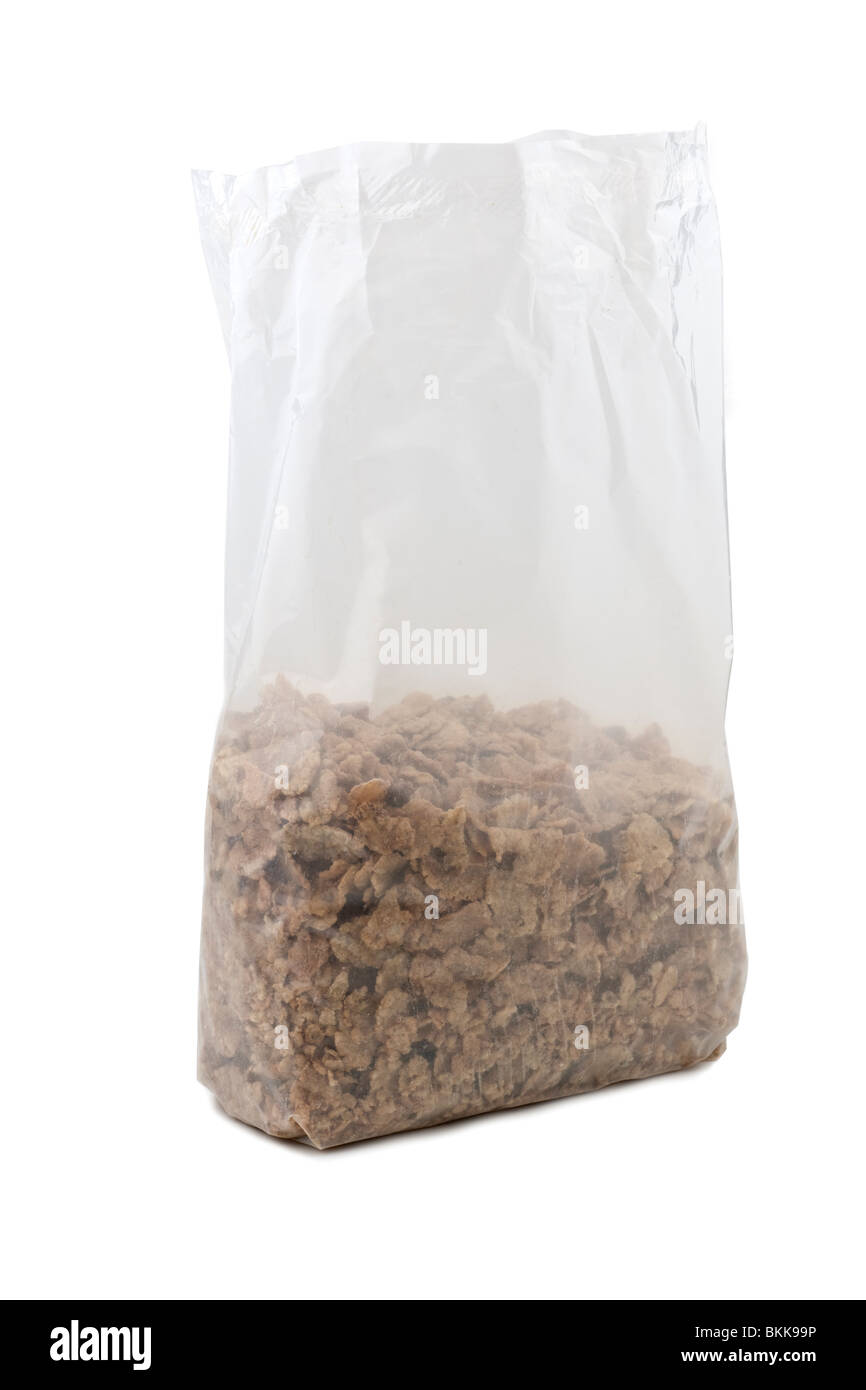 Cellophane inner bag containing Special K wheat and rice flakes Stock Photo
