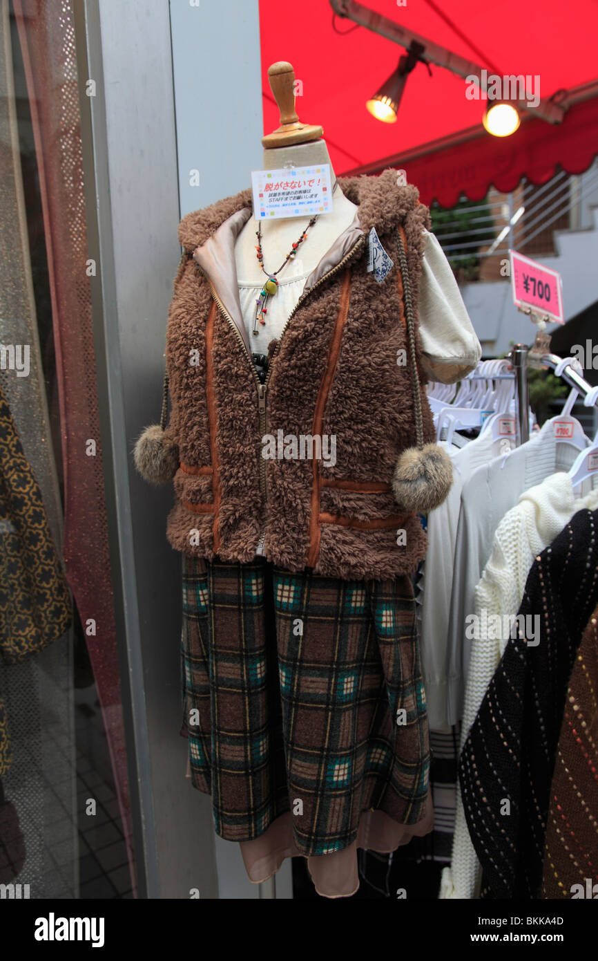 Takeshita Dori, a pedestrianized street that is a mecca for youth culture and fashion,  Harajuku, Tokyo,  Japan, Asia Stock Photo