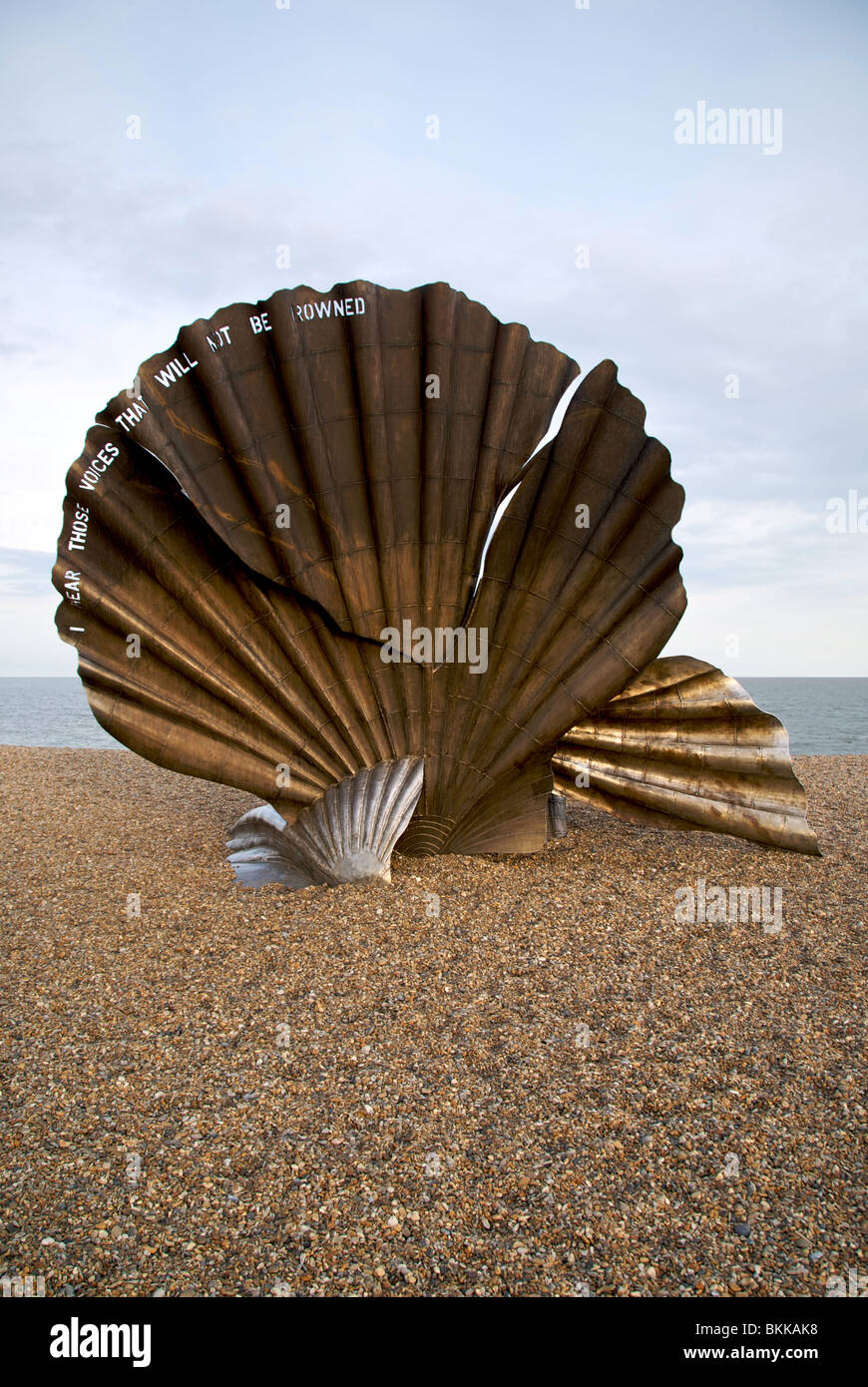 Maggie Hamblin Shell Sculpture Aldeburgh Suffolk UK Beach Sea Front