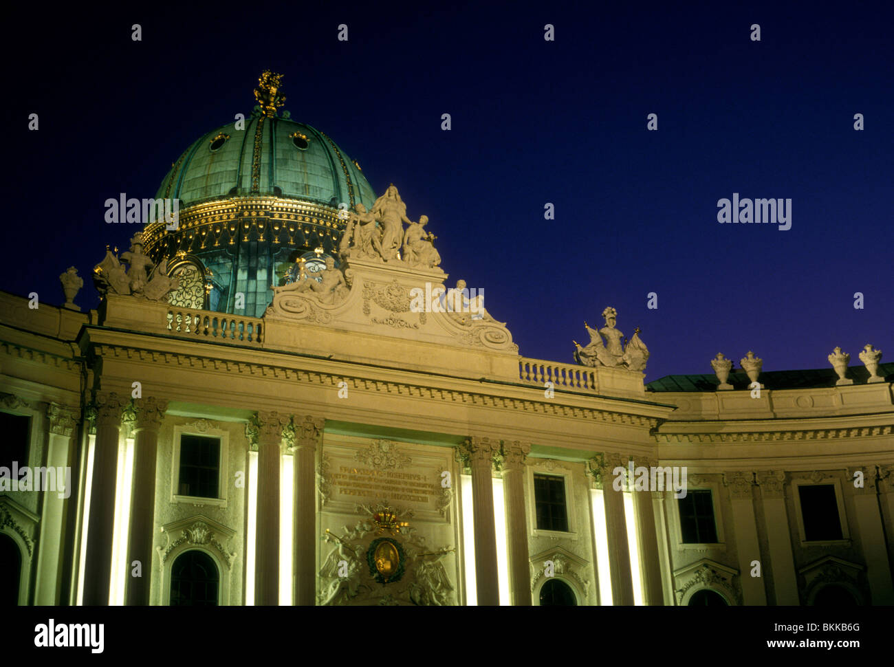 Michaels Gate, Michaelertor, Hofburg Palace, Hofburg Imperial Palace, Palace, Michaelerplatz, city of Vienna, Vienna, Austria, Europe Stock Photo