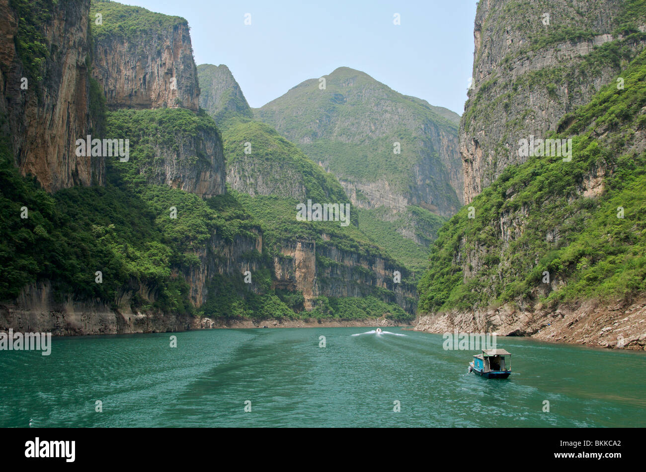 Little Three Gorges Yangzi River Hubei Province China Stock Photo