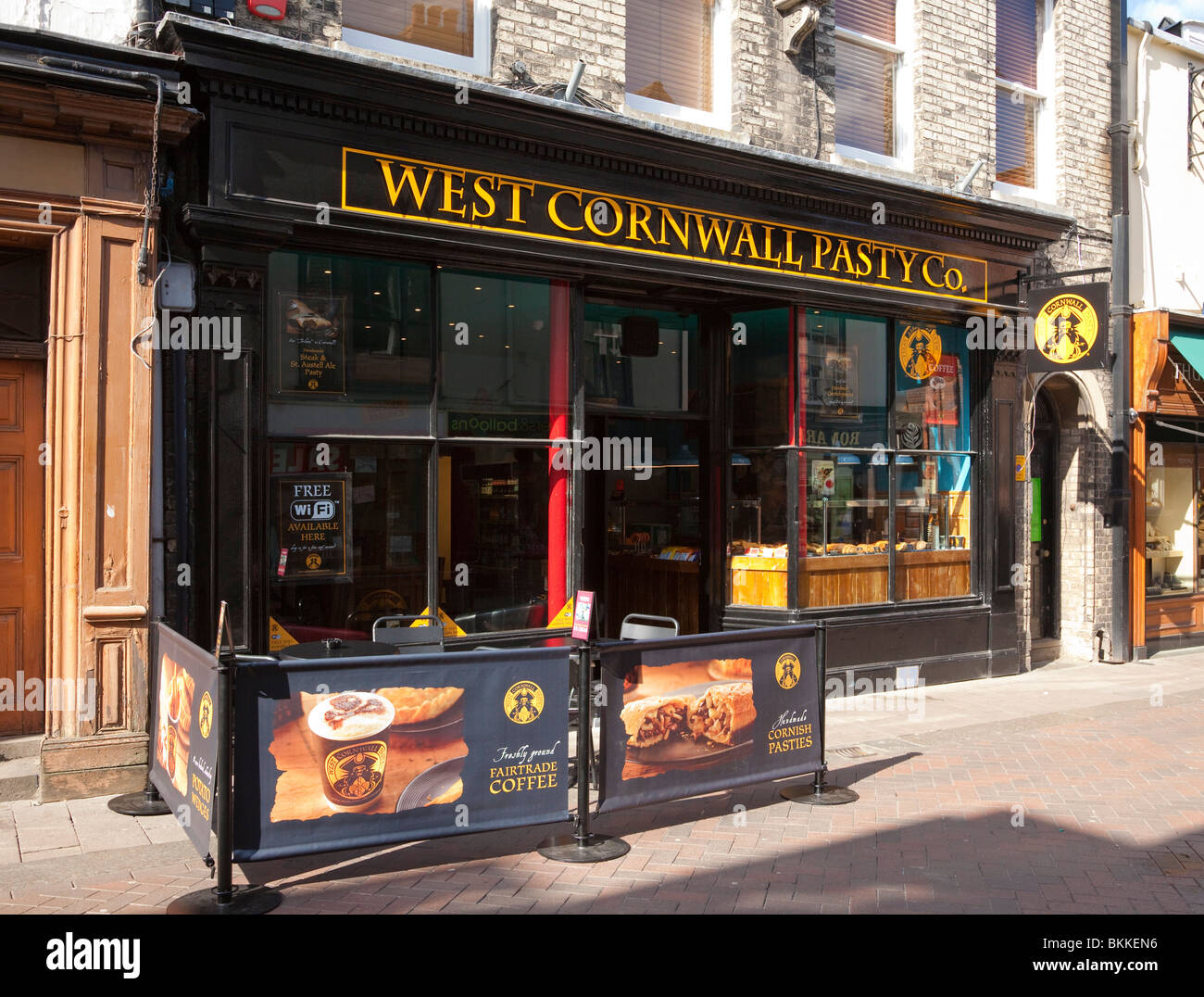 West Cornwall Pasty Company Stock Photo