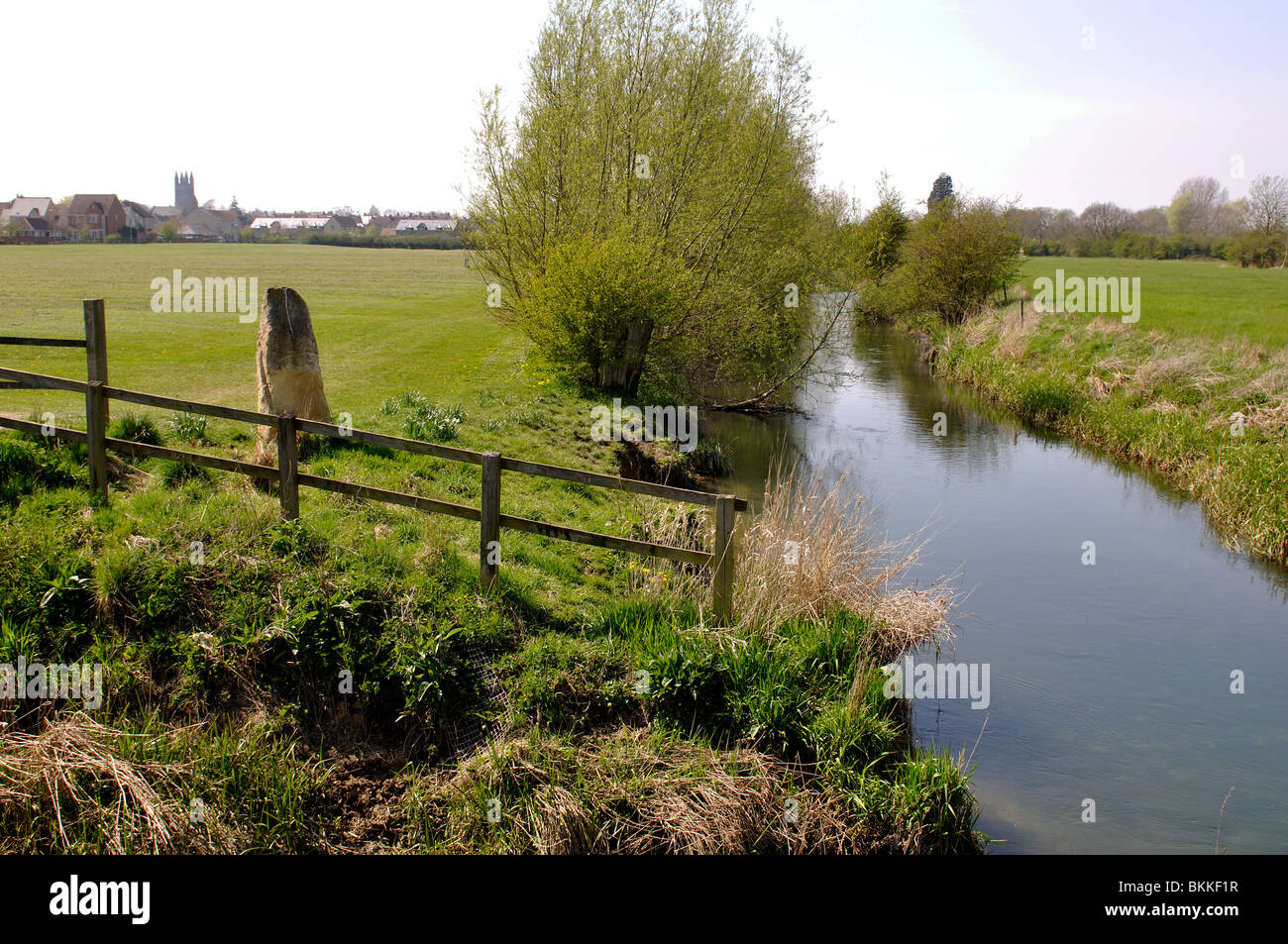 River Thames near Cricklade, Wiltshire, England, UK Stock Photo