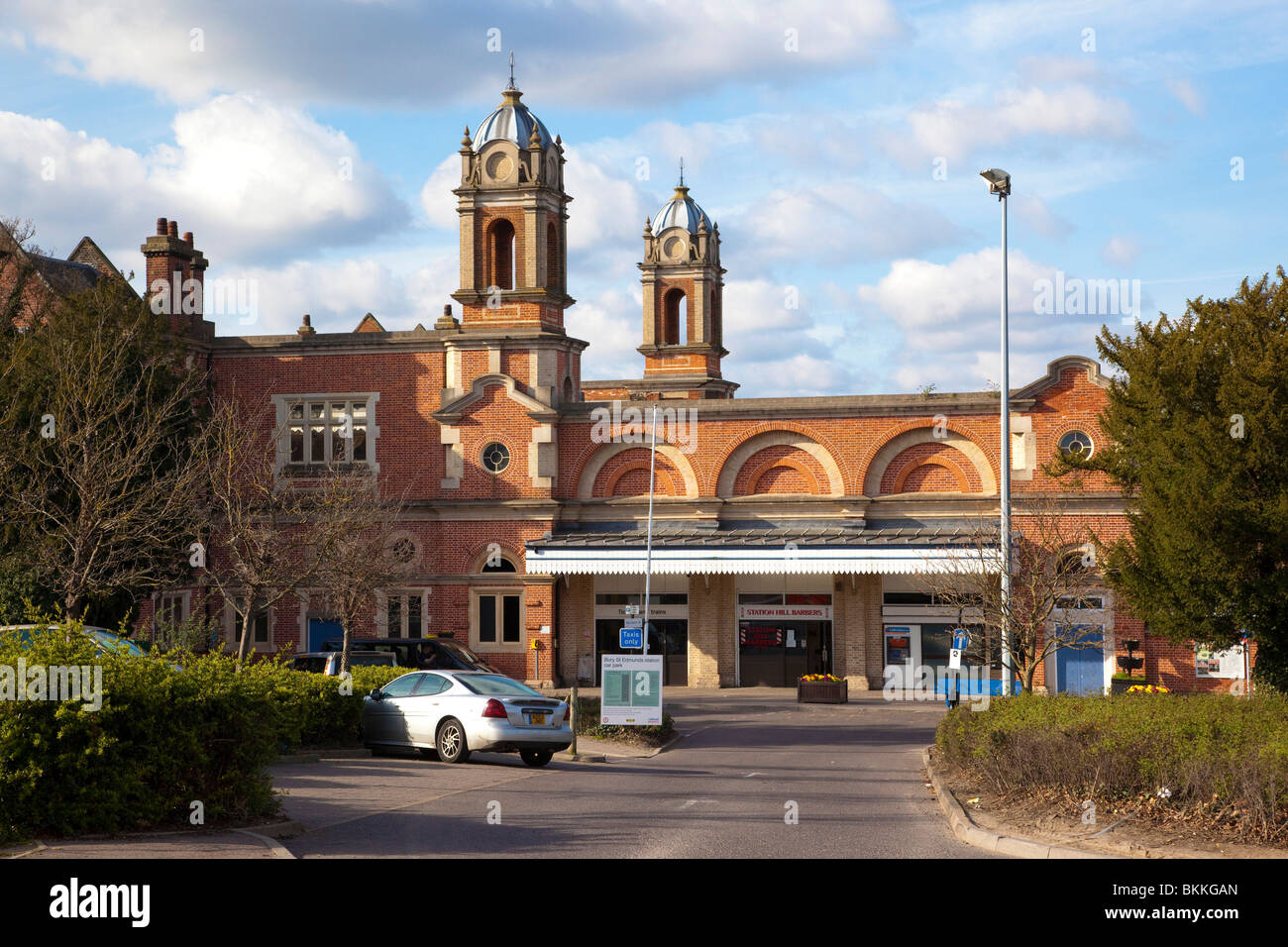 Bury St Edmunds train station Stock Photo Alamy